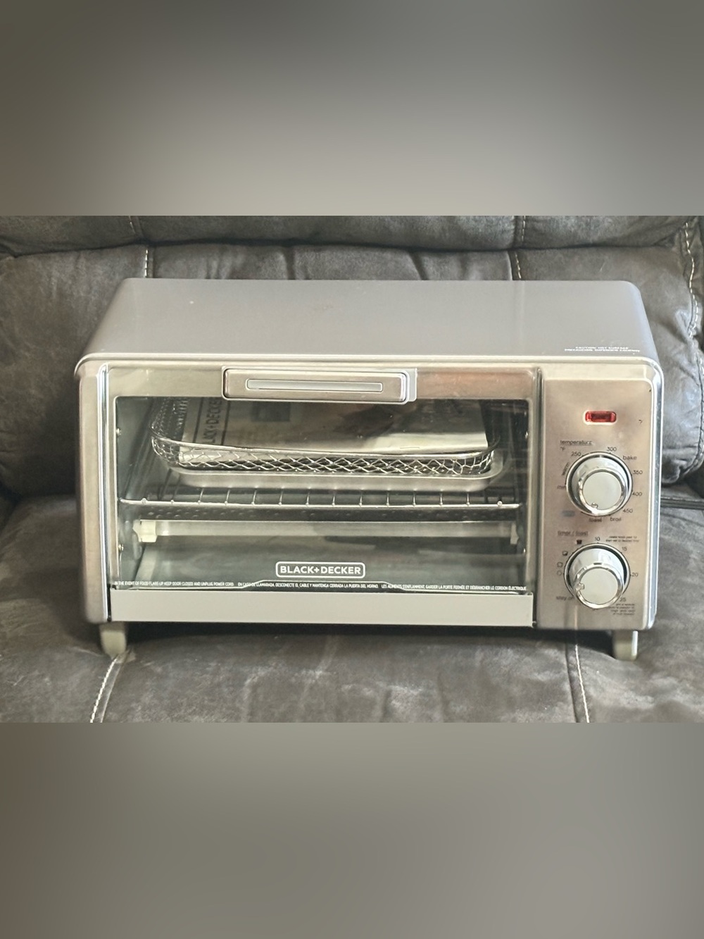 Black & Decker Silver Countertop Toaster Oven